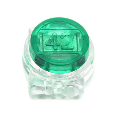 Gel gefüllte grüne  Butt Connector Endgeräte klares Kunststoffgehäuse