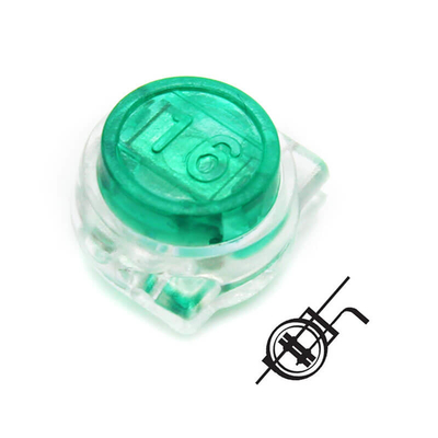 Gel gefüllte grüne  Butt Connector Endgeräte klares Kunststoffgehäuse