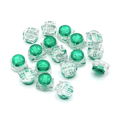 Gel gefüllte grüne  Butt Connector Endgeräte klares Kunststoffgehäuse