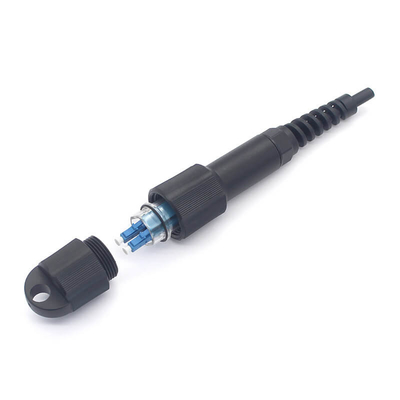 ZET Duplex LC UPC PDLC Glasfaserwasserdicht verstärkter Stecker