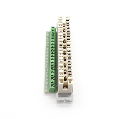 Innenraum KRONE LSA Modul Idc mit Schraubterminal Flexibel Grün