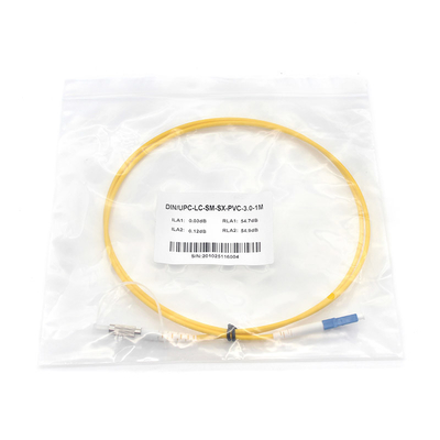 Hochgeschwindigkeits-Singlemode OM3-Faserkabel 3,0 mm Duplex-LC-Kabel Mpo zu LC