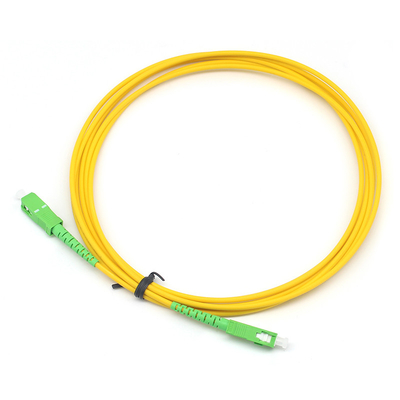 2.0mm 3,0mm Simplex Glasfaser Patch Cord SC APC zu SC APC SM