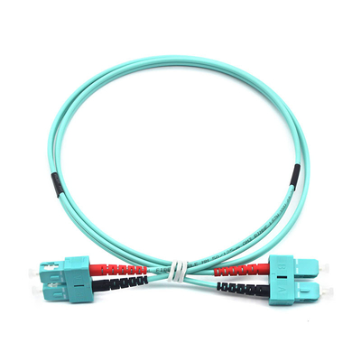 LSZH Duplex-Optische Fiber Patch Cord SC PC zu SC PC OM3 Multimode