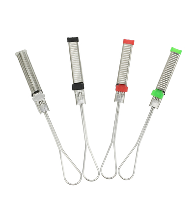 Glasfaserkabel-Drop-Wire-Clamp Flachstruktur Edelstahl