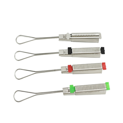 Glasfaserkabel-Drop-Wire-Clamp Flachstruktur Edelstahl