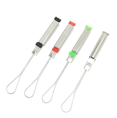 Glasfaserkabel-Drop-Wire-Clamp Flachstruktur Edelstahl