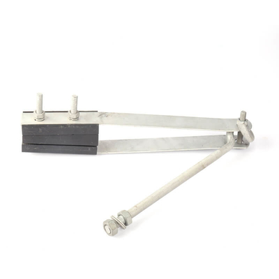 Aluminiumlegierung Optikkabel Anker Klammer für 4 Leiter zu Stange oder Wand