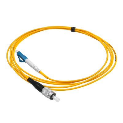 Gelbe Jacke LC UPC zu FC UPC Patch Cord Einzelmodus Simplex G657A1 LSZH 2,0 mm