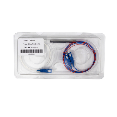 Zusammengestellter 1*2 SC UPC Mini-Type Glasfaser-PLC-Splitter mit G657A Faser 0,9mm