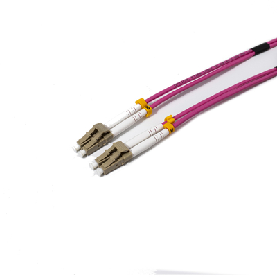 Innenraum LC PC Duplex Glasfaser Multimode Patch Cord 3,0 mm