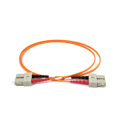 2.0mm Multimode Glasfaserkabel Duplex SC UPC bis SC UPC 10m