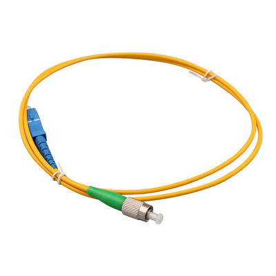Innenraum SC UPC bis ST UPC 9/125μm Glasfaserpatchkabel LSZH Einmodus-Simplex
