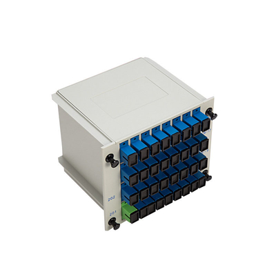 1:32 1,5m Glasfaser-PLC-Splitter SC UPC Kassetten-Typ in EPON-, BPON- und GPON-Netzwerken