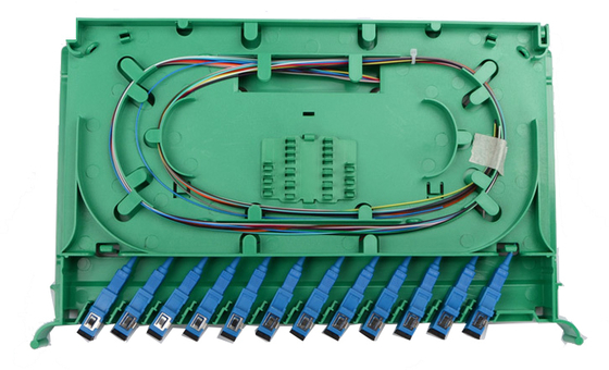 2HE 19 Zoll 12/24 Core Full Box Glasfaser-Verteilerrahmen Patch Panel ODF