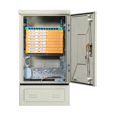 96 Core SMC Glasfaser-Kreuzschrank IP55 Grau