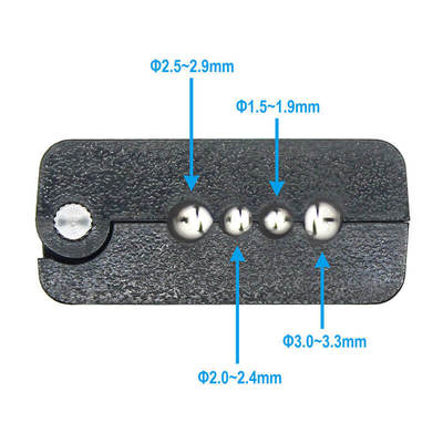 1.5mm~3.3mm Faser Mittelspanne Loose Jacket Tube Slitter Längsschneider