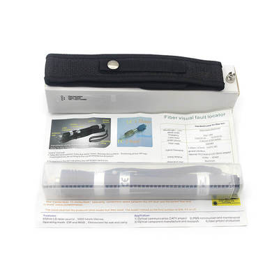 FTTH-Netzwerk 650nm VFL optischer schwarzer Laserstift Typ Glasfaser visueller Fehlerlocker