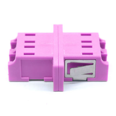 OM4 Apc-Faser-Anschluss Multimode Duplex-Adapter-Netzwerk mit Flansche