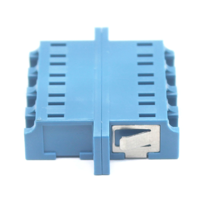 LC/UPC zu LC/UPC Quad-Singlemode-Plastikfaseroptischer Adapter-Plattenclip für das 4G-Netzwerk