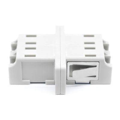 Belastungstest ≥ 70 N und Einsetzverlust 0,2 dB Glasfaser-LC/PC-Duplexadapter mit Flansche