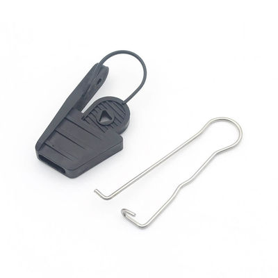 Wirtschaftliche Nylonfaser-Drop-Wire-Clamp mit Edelstahl-Hook