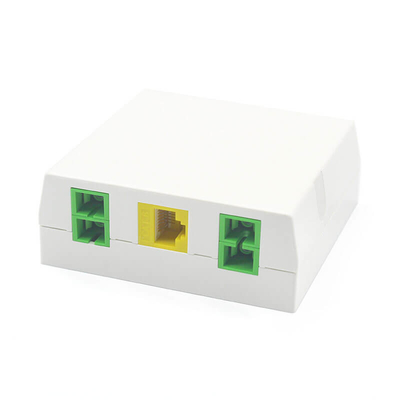 4 Ports Selbstclip Glasfaser-Terminalsteckdose SC-Adapter für Wandmontage