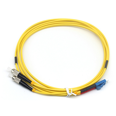 LSZH 3,0 mm St Lc Fiber Patch Kabel 2,0 mm Duplex LC UPC zu FC UPC SM