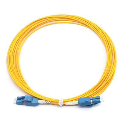 Duplex LC UPC zu LC UPC Glasfaserpatchkabel für Einzelmodus Uniboot