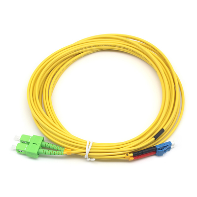 SC APC zu LC UPC SM Duplex-Fiber-Optic Patch Cord für leistungsstarke Netzwerklösungen