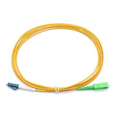 Simplex 9/125μM St Fiber Patch Cable SC APC zu LC UPC SM Fiber Breitbandnetzwerk