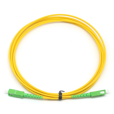 Simplex-Fiber-Patch-Kabel von SC APC zu SC APC Einzelmodus für das Rechenzentrum