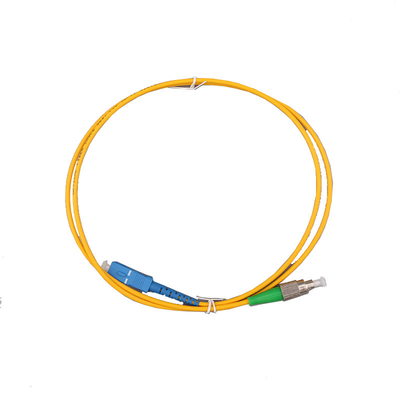 Innenraum SC UPC bis ST UPC 9/125μm Glasfaserpatchkabel LSZH Einmodus-Simplex