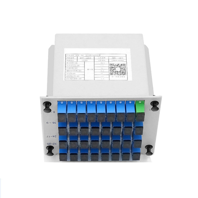 1:32 1,5m Glasfaser-PLC-Splitter SC UPC Kassetten-Typ in EPON-, BPON- und GPON-Netzwerken