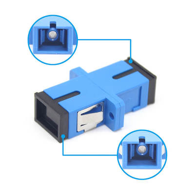 SC UPC Simplex Glasfaseradapter mit Flansch 0,2 dB Einfügedämpfung