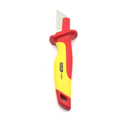 50mm VDE Isolier-Elektrikmesser Rot/Gelb zum Abisolieren von Kabeln