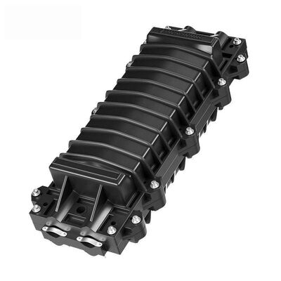 Outdoor Wasserdichter 24/48 Faserkern Spleißverschluss mit 2 Ein- und 2 Ausgängen und ABS+PC-Kunststoffkonstruktion