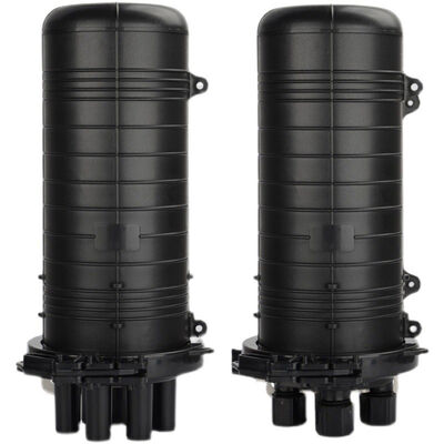 Outdoor IP68 Wasserdichter 96 Fasern Dome Faseroptik Spleißverschluss 1 In 4 Out Mit Adaptern