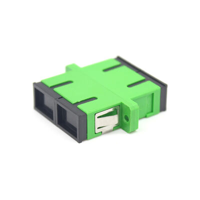 SC APC Duplex Glasfaseradapter mit Flansch - 0,2 dB Einfügedämpfung, 500 Zyklen Haltbarkeit, wasserdicht für CATV-Systeme