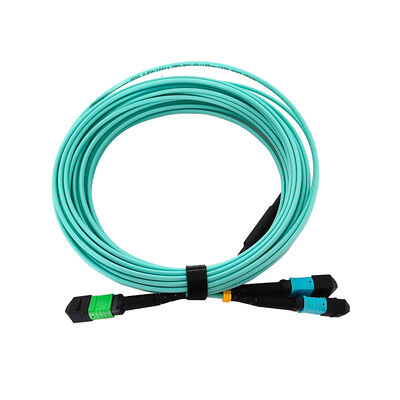 MTP/MPO zu MPO OM3/OM4/OM5 3,0 mm Glasfaserkabel mit 8 bis 44 Fasern