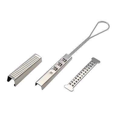 201 Edelstahl 1 - 2 Paar FTTH Hardware Drop Wire Spannungsklemme